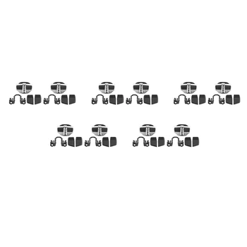 10 Rinkiniai TRD Durų Stabilizatorius Durų Užraktas Raštas Skląsčiai Kamščiu, kuris Apima Toyota Land Cruiser LC200 Alphard Vellfire