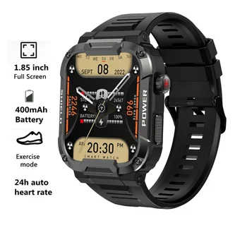 2023 Smart Watch Vyrų Ip68 Vandeniui Sporto Širdies ritmo Monitorius Fitness Tracker BT Skambučio Patikima Karinio Smartwatch už Xiaomi 
