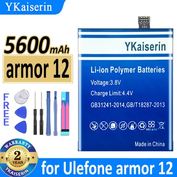 5600mAh YKaiserin Baterija šarvai 12 (5002) už Ulefone armor12 Mobiliojo Telefono Batteria