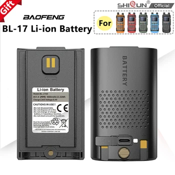 Baofeng UV-17 Pro Li-ion Baterija Originalus 4800mAh UV-17 Plus V2, Baterija, UV-17 Max/UV-17L/UV17 Pro V1/V2 Serijos Walkie Talkie