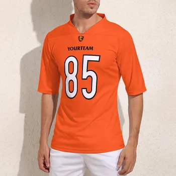 Custom Cincinnati Nr. 85 Oranžinis Futbolo Megztiniai Mans Stilingas Regbio Jersey Asmeninį Sporto Futbolo Marškinėliai