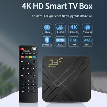 D9 PRO Namų Kino Smart Amlogic S905L Bluetooth 2.4 G/5G Dual WIFI 4K H. 265 TV Box 
