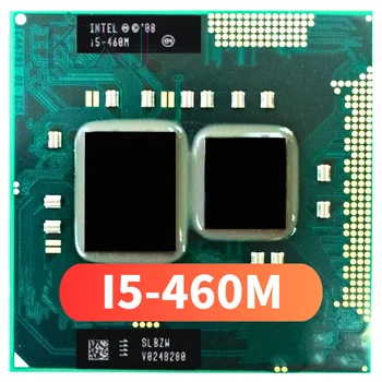 Intel Core i5-460M i5 460M SLBZW 2.5 GHz, Dual-Core, Quad-Sriegis CPU Procesorius 3W 35W Lizdas G1 / rPGA988A