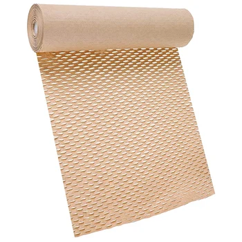 Medaus Pakavimo Popierius Pagalvėle Kraftpopieris Wrap Roll 11.8 Colių x 65 pėdų Eco-Friendly Korio Apsaugos Wrap