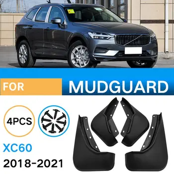 Mudflap Volvo XC60 2018-2021 Sparnas Purvo Atvartais Guard Splash Atvartu Mudguard Priedai