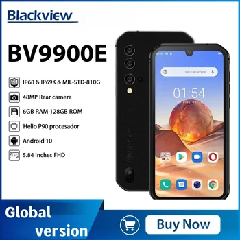 Originalus Blackview BV9900E 6GB 128GB IP68 Vandeniui atsparus Išmaniojo telefono 5.84