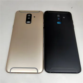 Samsung Galaxy A6 Plius 2018 A6+ A605 Metalo Atgal, Baterijos Dangtelis Durys Skydas Būsto Atveju Atsarginės Dalys