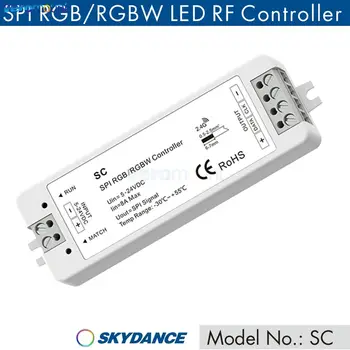 Skydance SC 2.4 G RD LED Valdiklis DC5-24V SPI Signalas Naudojamos RGB RGBW Juostelės WS2812B WS2811 WS2813 WS2815 SK6812 Šviesos