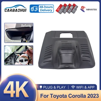 Toyota Corolla 2023 Automobilių Brūkšnys Cam Vairavimo Diktofonas Aukštos kokybės DVR HD 
