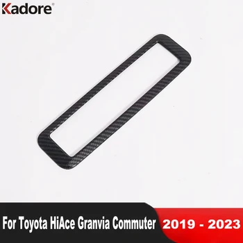 Toyota HiAce Granvia Priemiestinių 2019-2022 2023 Anglies Pluošto, Automobilių Galinis Oro Sąlygos Ventiliacijos Angos Dangtelio Apdaila, Interjero Priedai