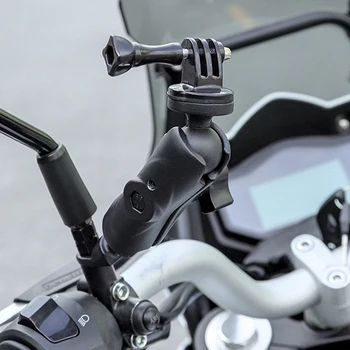 Veiksmo Kamera Motociklo Mount Aliuminio Lydinio Kameros Stovas Motociklo Telefono Turėtojas GoPro Hero 11 10 9 DJI YI Insta 360