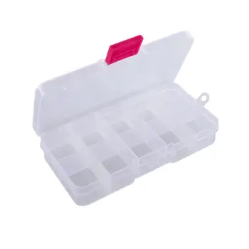 Įrankiai Kabliuko Masalą Dėžutės Plastikinės Sandėliavimo Atveju Nuimamas Aikštėje Žvejybos Box 10 Kupė Talpinimo Žvejybos Reikmenys Dėžutę