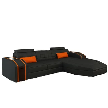 Šiuolaikinė sofa-lova, l formos, Mažos erdvės dizaino sofa lova, sofa-nustatyti baldai