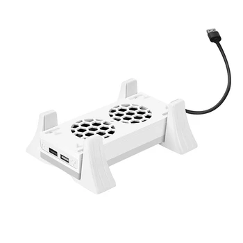 Žaidimų Konsolės Aušinimo Ventiliatorius Stovi Bazė 3 Greitis Reguliuojamas LED Šviesos USB Prievadą Serijos Turėtojas Žaidimas, Dalys, Priedai